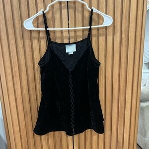 Maeve Black Velvet Camisole